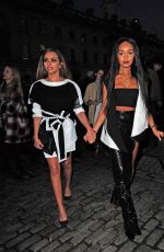 JADE THIRLWALL nad LEIGH-ANNE PINNOCK Arriving at Jean-pierre Braganza Fashion Show