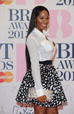 JAMELIA at Brit Awards 2015 in London 