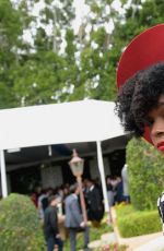 JANELLE MONAE at Roc Nation Grammy Brunch in Beverly Hills