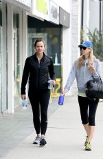 JENNIFER GARNER in Tights Leaves a Gym in Los Angeles 0402