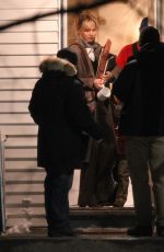 JENNIFER LAWRENCE on the Set of Joy in Boston 1902