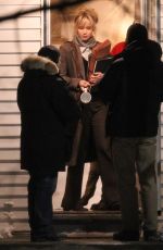 JENNIFER LAWRENCE on the Set of Joy in Boston 1902