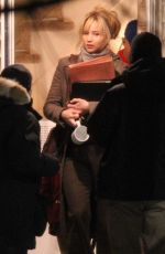 JENNIFER LAWRENCE on the Set of Joy in Boston 1902