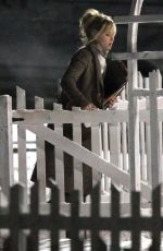 JENNIFER LAWRENCE on the Set of Joy in Boston 1902