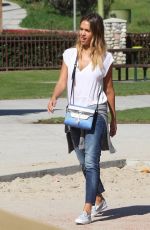 JESSICA ALBA at Coldwater Canyon Park in Beverly Hills 0802