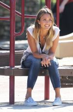 JESSICA ALBA at Coldwater Canyon Park in Beverly Hills 0802