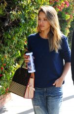 JESSICA ALBA in Jeans Out and About in Beverly Hills 0502