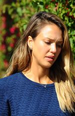 JESSICA ALBA in Jeans Out and About in Beverly Hills 0502