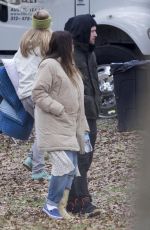 JESSICA BIEL on the Set of The Devil and The Deep Blue Sea in New Orleans