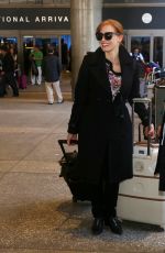 JESSICA CHASTAIN Arrives at LAX Airport in Los Angeles 1902
