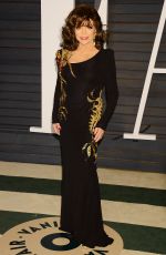 JOAN and JACKIE COLLINS at Vanity Fair Oscar Party in Hollywood