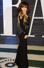 JOAN and JACKIE COLLINS at Vanity Fair Oscar Party in Hollywood