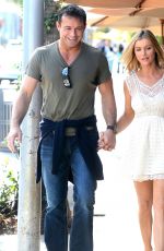 JOANNA KRUPA and Romain Zago Out in Beverly Hills
