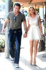 JOANNA KRUPA and Romain Zago Out in Beverly Hills
