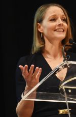 JODIE FOSTER at 2015 Athena Film Festival Opening Night in New York