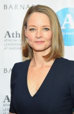 JODIE FOSTER at 2015 Athena Film Festival Opening Night in New York