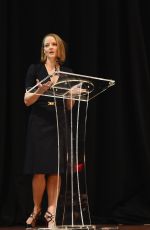 JODIE FOSTER at 2015 Athena Film Festival Opening Night in New York