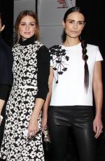 JORDANA BREWSTER at Crolina Herrera Fashion Show in New York