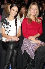 JORDANA BREWSTER at Crolina Herrera Fashion Show in New York