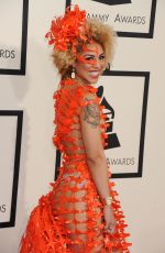 JOY VILLA at 2015 Grammy Awards in Los Angeles