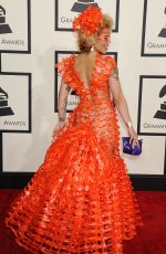 JOY VILLA at 2015 Grammy Awards in Los Angeles
