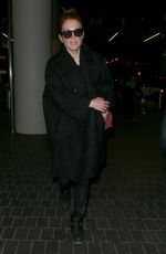 JULIANNE MOORE Arrives at LAX Airport in Los Angeles 0302