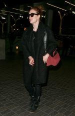JULIANNE MOORE Arrives at LAX Airport in Los Angeles 0302