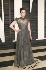 KAT DENNINGS at Vanity Fair Oscar Party in Hollywood