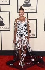 KAT GRAHAM at 2015 Grammy Awards in Los Angeles
