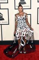 KAT GRAHAM at 2015 Grammy Awards in Los Angeles