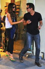KATE BECKINSALE Leaves a Nail Salon in Santa Monica