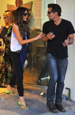 KATE BECKINSALE Leaves a Nail Salon in Santa Monica