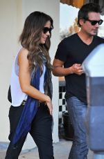 KATE BECKINSALE Leaves a Nail Salon in Santa Monica