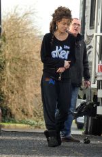 KATE BECKINSALE on the Set of Love and Friendship in Dublin