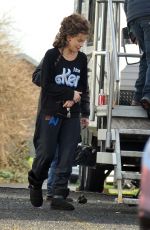 KATE BECKINSALE on the Set of Love and Friendship in Dublin