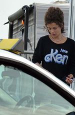 KATE BECKINSALE on the Set of Love and Friendship in Dublin