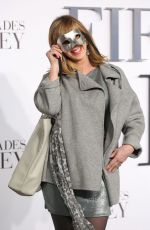 KATE GARRAWAY at Fifty Shades of GreY Premiere in London