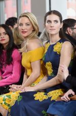KATE HUDSON and ALLISON WILLIAMS at Michael Kors Fashion Show in New York