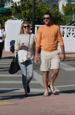 KATE UPTON and Justin Verlander Out and About in Miami Beach