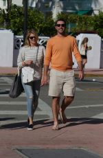 KATE UPTON and Justin Verlander Out and About in Miami Beach