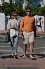 KATE UPTON and Justin Verlander Out and About in Miami Beach