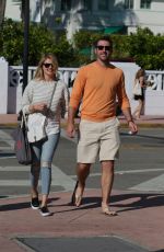 KATE UPTON and Justin Verlander Out and About in Miami Beach