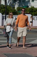 KATE UPTON and Justin Verlander Out and About in Miami Beach