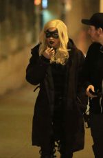 KATIE CASSIDY on the Set of Arrow in Vancouver 1702