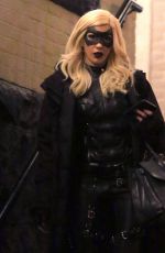 KATIE CASSIDY on the Set of Arrow in Vancouver 1702