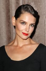 KATIE HOLMES at Zac Posen Fashion Show in New York