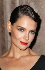 KATIE HOLMES at Zac Posen Fashion Show in New York