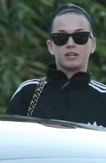 KATY PERRY Leaves an Office in Los Angeles