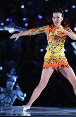 KATY PERRY Performs at Superbowl XLIX Halftime Show
