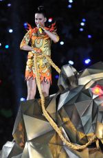 KATY PERRY Performs at Superbowl XLIX Halftime Show